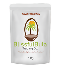 1 Kg BlissfulBula FIJI Ceremonial Grade NOBLE KAVA - 100% Waka